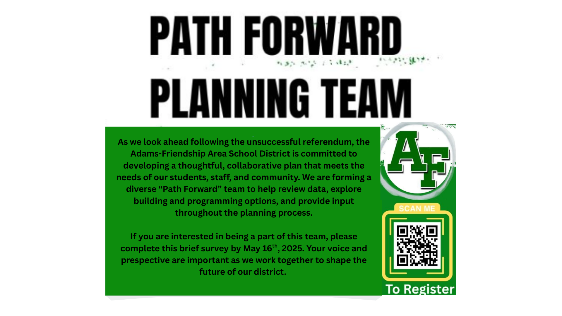 Path Forward Planning Team Signup