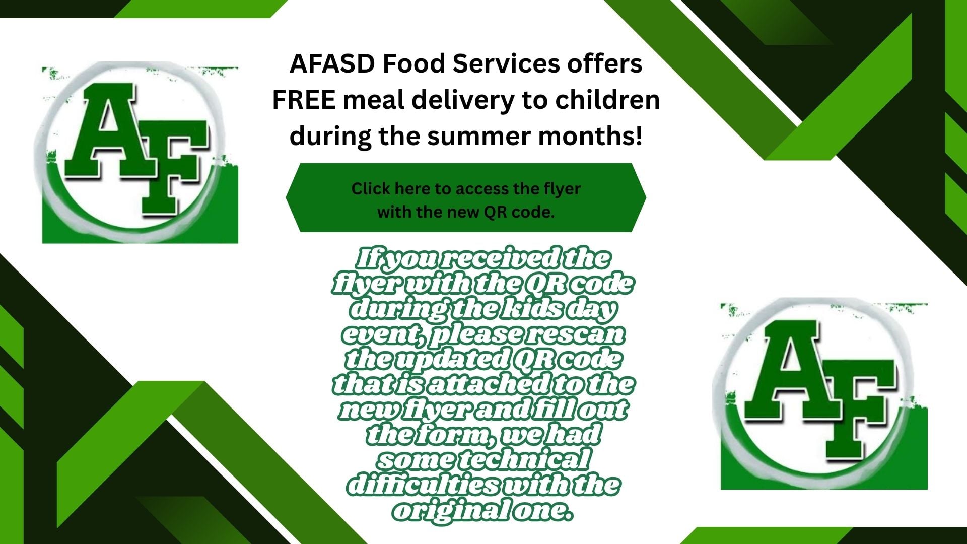 Summer Food Program - Free Delivery