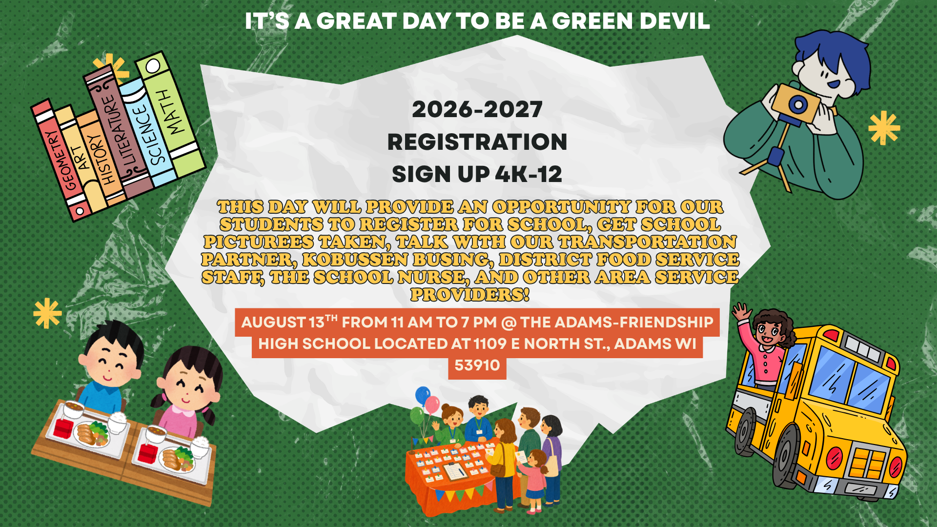2026-27 4K - 12 Registration Day